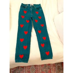 (New) REVICE size 28 Heart Jeans